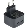 Carregador de smartphone Inter-Tech PD-2036, preto, AC, interior