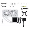 Conjunto de refrigeração líquida para processador TRYX PANORAMA ARGB 240 12 cm branco 1 unid.
