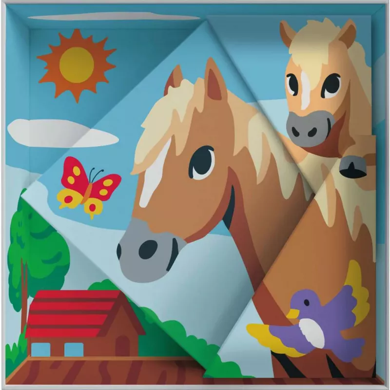 Conjunto infantil de vazamento e pintura Ravensburger 25868 — para crianças a partir dos 7 anos, conjunto de trabalhos manuais em caixa