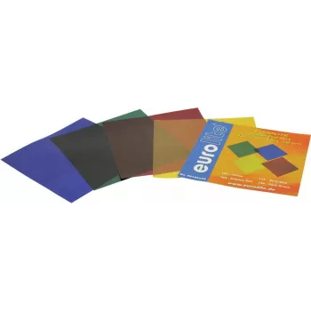 Conjunto de filtros de cor EUROLITE 4 unid. vermelho azul verde amarelo para PAR 36 PAR-56