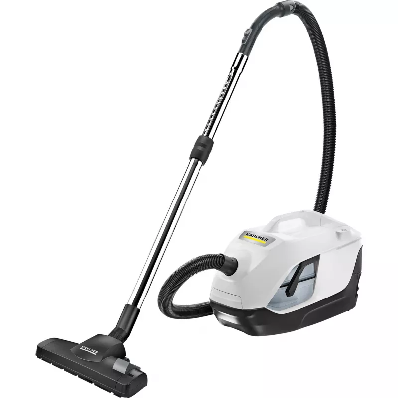Aspirador vertical Kärcher DS 6 — limpeza a seco, 650 W, capacidade de pó 2 l, HEPA 13, raio de ação 10,2 m, tubo telescópico