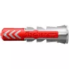 Bucha fischer DUOPOWER 10x50 BigBox cinzento claro/vermelho 210 unidades reutilizável (570550)