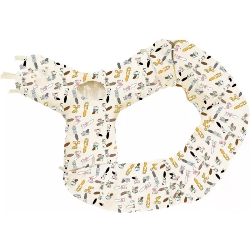 Brinquedo túnel para gatos ZOLUX CHATOUILLE motivo gatos e ratos, 40×29×7 cm