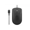 Rato ótico com fio Lenovo GY51D20875 USB Type-C, ambidestro, 2400 DPI, 4 botões, preto