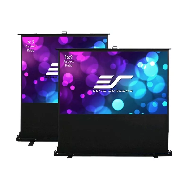 Elite Screens ezCinema Plus 2 F107XWH2 ecrã de projeção portátil, 107 polegadas (2,72 m), 16:9, alumínio, preto