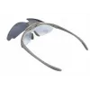 Óculos de tiro WOSPORT 6055T com 3 lentes substituíveis e fita ajustável