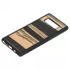 Capa para smartphone man and wood para Samsung Galaxy Note 8 — ébano branco acabamento preto