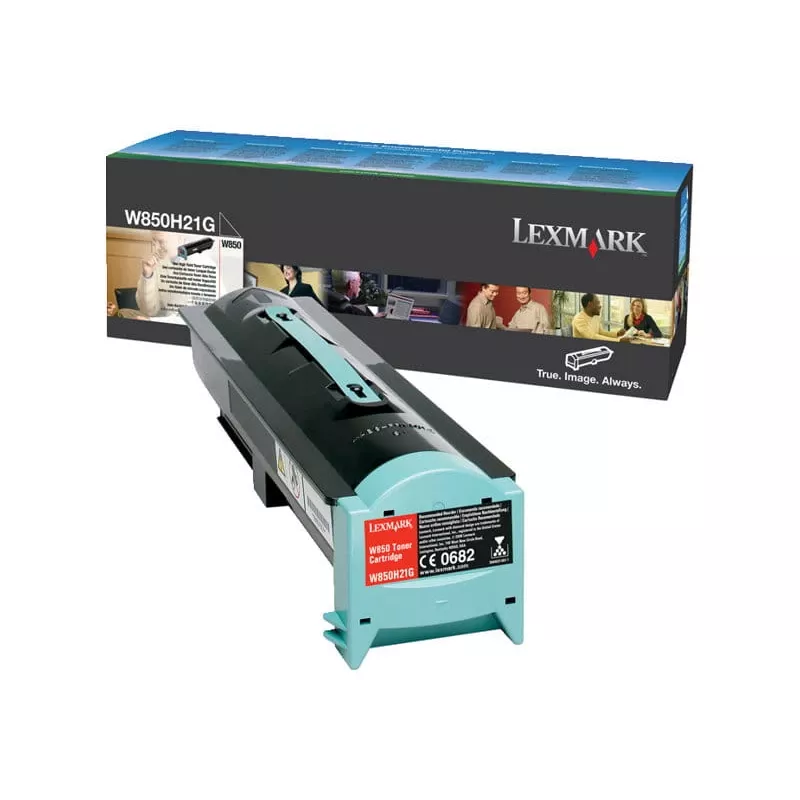 Cartucho de toner preto alta capacidade Lexmark W850 série 35K páginas
