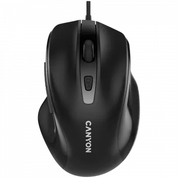 Rato CANYON M-6 com fios Preto