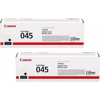 Cartucho de toner, Canon 045 Original embalagem dupla, preto (OP1242C002DP)