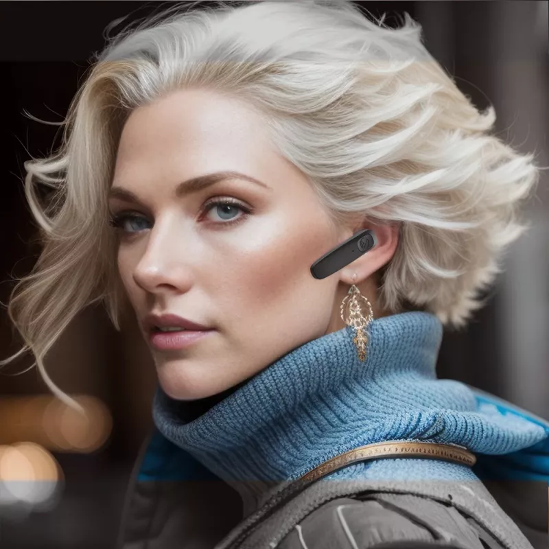 Auscultadores Tellur Bluetooth-Headset Vox 155 Preto