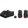 Conjunto de bateria e carregador Bosch 1 600 A01 9RD para ferramentas sem fios