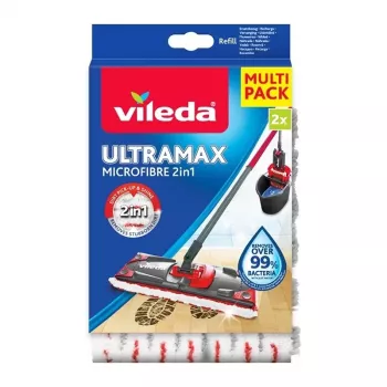 Recarga de mopa Vileda Ultramax e Ultramat TURBO 2 unidades