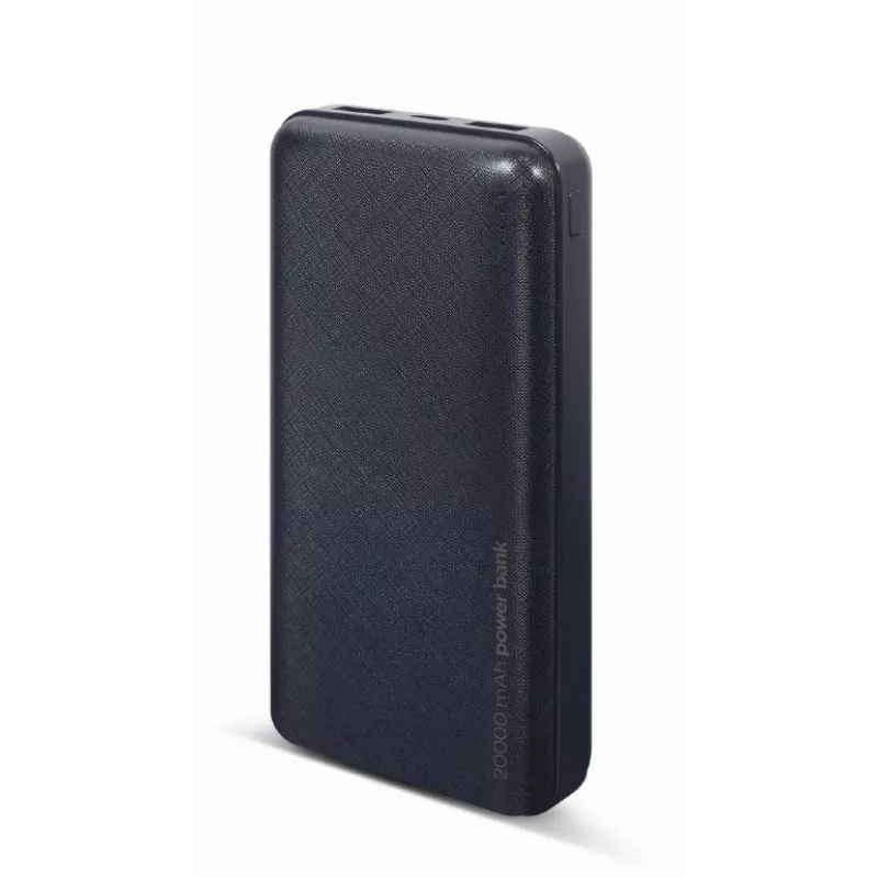 Powerbank Gembird PB20-02 polímero de lítio (LiPo) 20000 mAh preto