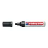 Marcador permanente Edding 500 preto 10 unid.