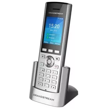 Telefone IP Grandstream Networks WP820 preto prateado