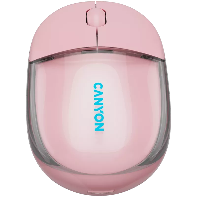 Rato CANYON OnClick 24 BT/ sem fios transparente/rosa