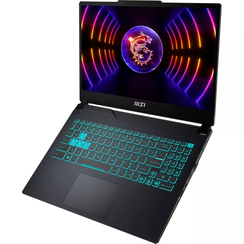 Portátil gaming MSI Cyborg 15 A13VE-1005, 15,6 polegadas FHD 144Hz, Intel Core i5-13420H, 16GB DDR5, 512GB SSD, NVIDIA GeForce RTX 4050, FreeDOS, preto