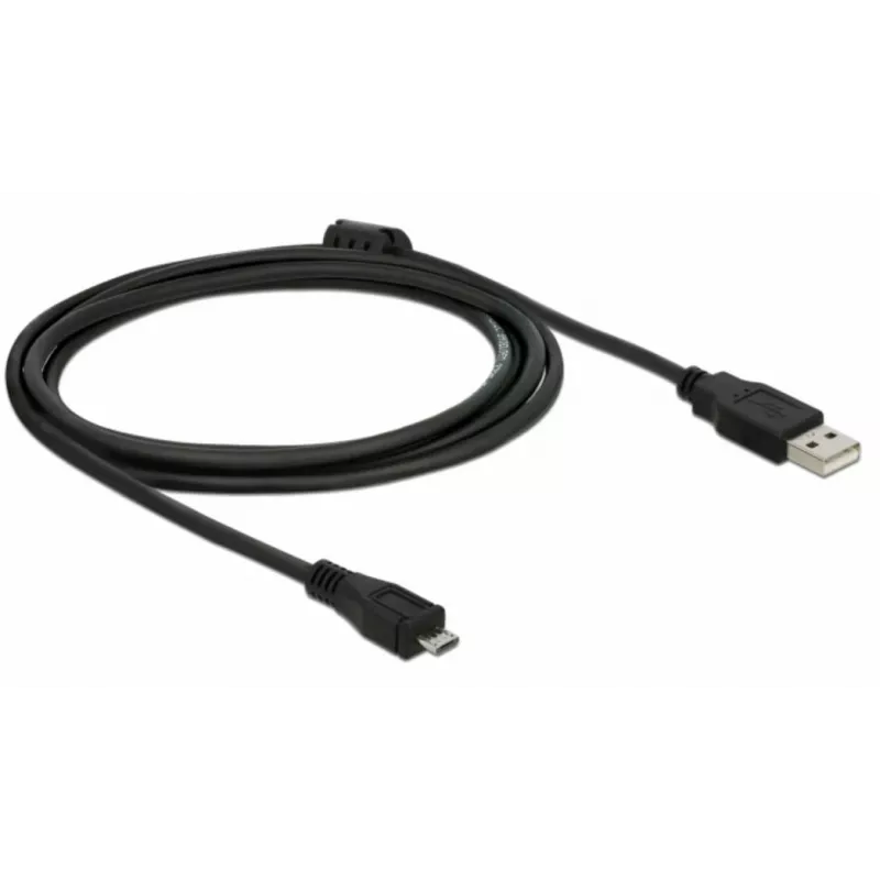 Cabo USB DeLOCK 82335 USB 2.0 2 m USB A Micro-USB B preto