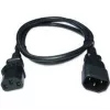 Zebra CS-CAB-IEC cabo de alimentação preto 1 m conector fêmea C13 conector fêmea C14