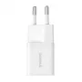 Baseus P10110909213-00 carregador de rede USB-C GaN5 mini 25W branco