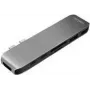 LOGILINK UA0302 Hub multifuncional USB-C 7-em-1 com PD, alumínio, 100W