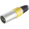 S/CONN maximum connectivity 55002-Y ficha XLR, amarelo