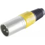 S/CONN maximum connectivity 55002-Y ficha XLR, amarelo