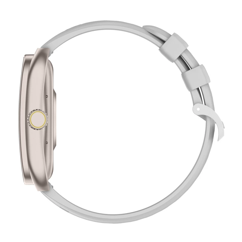 Smartwatch Colmi P86 dourado com Bluetooth e medidor de frequência cardíaca