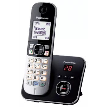 Telefone DECT Panasonic KX-TG6821GB preto