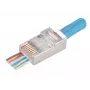 Ficha passante RJ45 STP Cat.5e Alantec WT116 pack de 100, conector blindado para cabo 8P8C