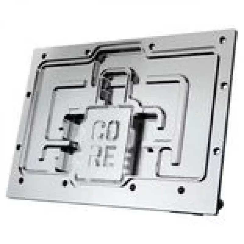 Alphacool Core RX 9070 XT Taichi Bloco de água para GPU com backplate, Transparente/Cromado