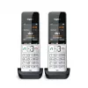 Telefone analógico/DECT Gigaset COMFORT 500HX duo com identificação de chamadas preto, prateado