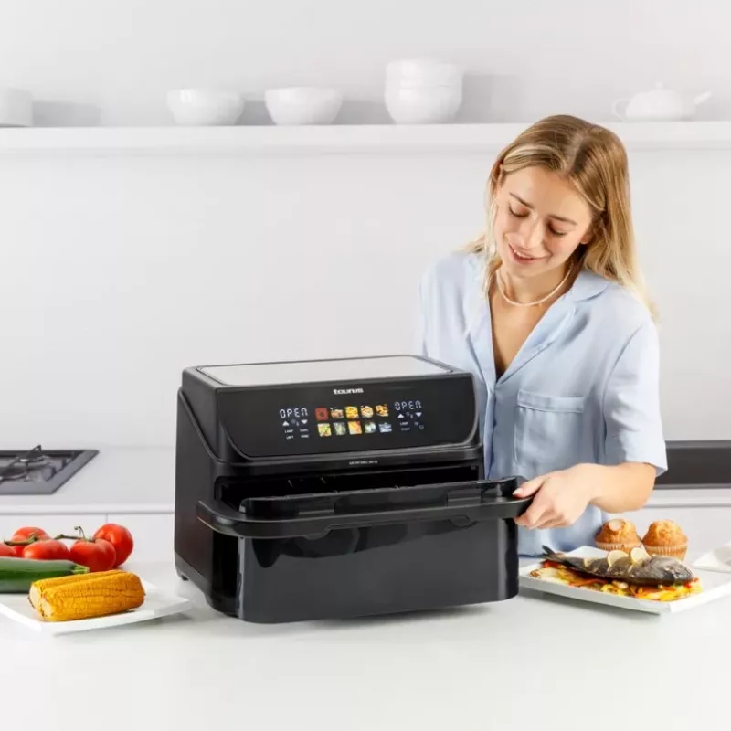 Fritadeira sem gordura com cesto longo e grelhador Taurus 973004000