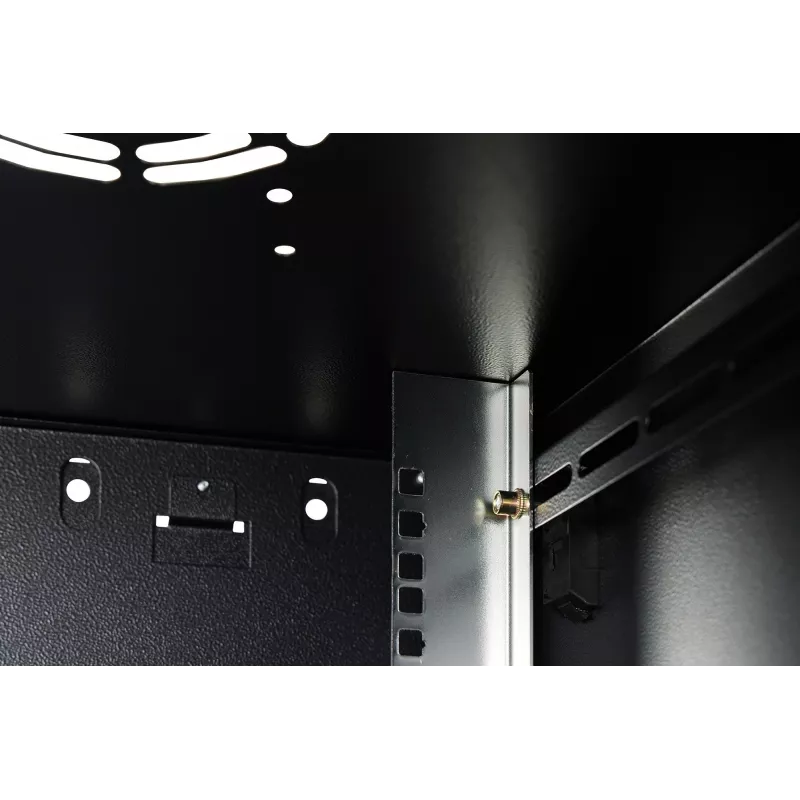 Armário de rede para montagem na parede DIGITUS Dynamic-N 9HE 19 polegadas 600x600 mm, IP20, fechadura com chave, não montado