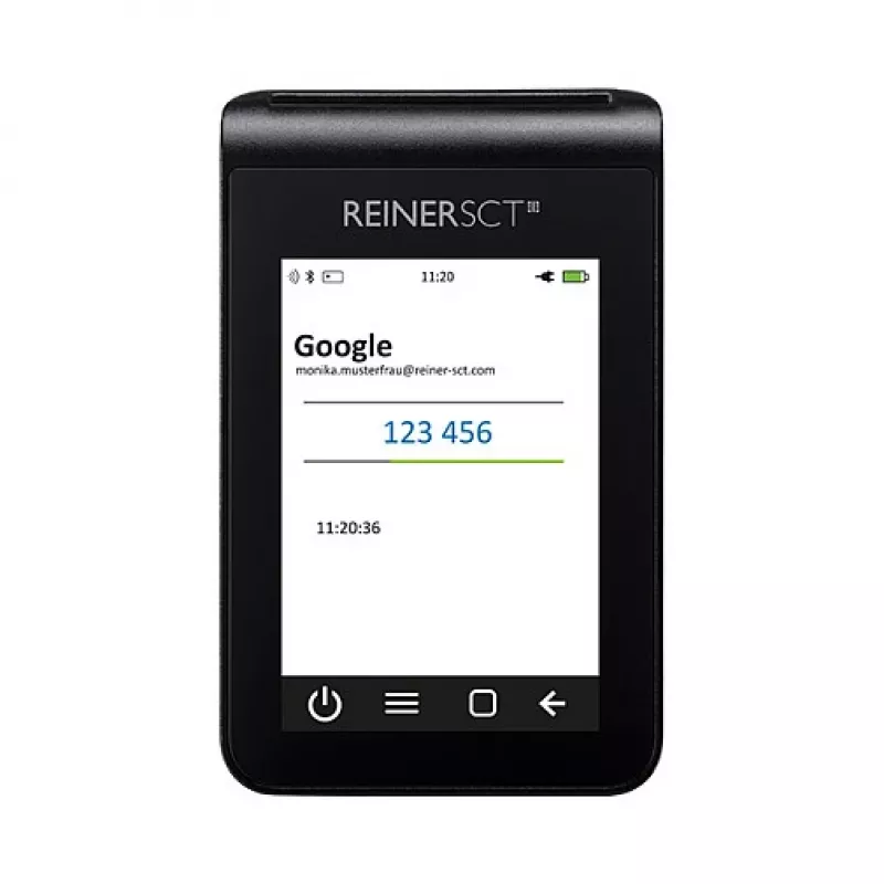 ReinerSCT tanJack deluxe Leitor de cartões gerador de TAN, preto, USB Type-C