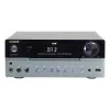 Micro-sistema de áudio doméstico Aiwa MSBTU-700DAB — 25 W RMS, DAB+/FM, Bluetooth 10 m, gaveta para CD, visor LED, preto/azul ártico