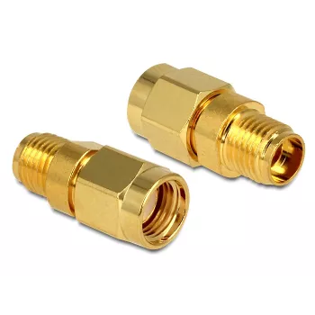 Adaptador de RF DeLOCK - RP-SMA (M) - para - SMA (F) (88728)