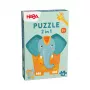 Puzzle 2 em 1 elefante