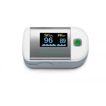 Medisana PM 100 Connect oxímetro de pulso, cinzento/branco