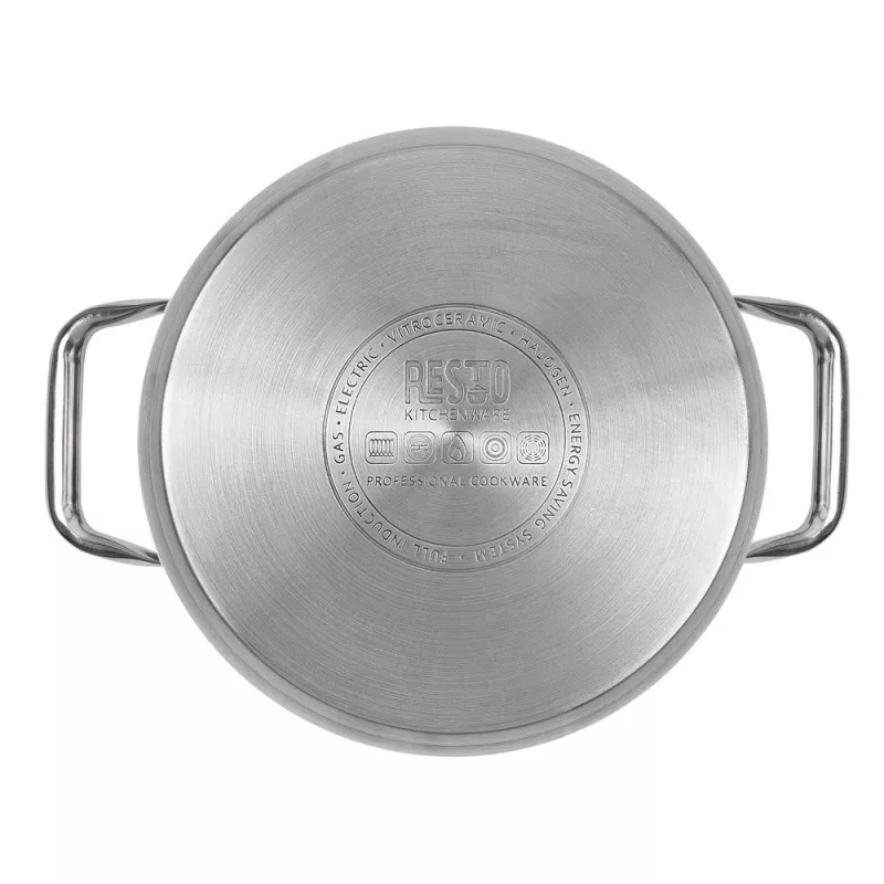 Resto utensílios de cozinha Libra 4,6 L redondo aço inoxidável