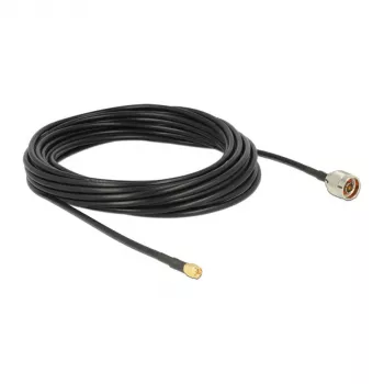 Cabo coaxial DeLOCK 89466 10 m conector macho N conector macho SMA preto