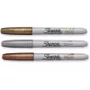 Marcador ponta fina Sharpie 1986006 Bronze Ouro Prata