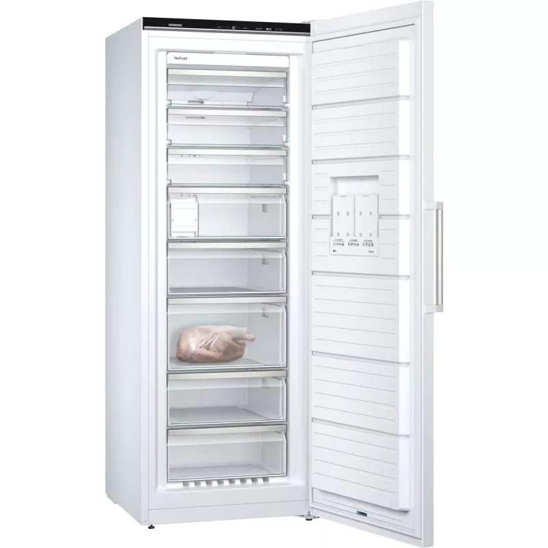 Congelador Siemens iQ500 GS58NAWCV vertical de instalação livre 366 L branco