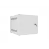 Lanberg WF10-2304-00S armário rack de parede de 10 polegadas 4U, 280×310×247 mm, porta metálica, carga 20 kg, IP20, flat pack, cinzento