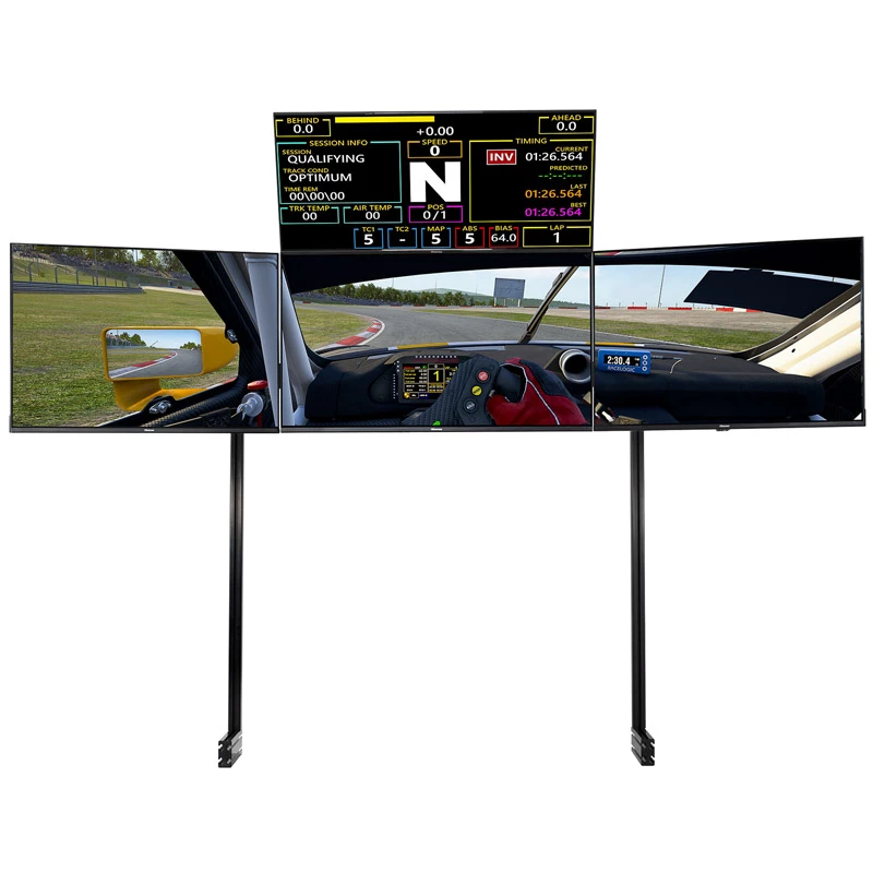 Next Level Racing Elite Quad Monitor Stand Black Edition NLR-E037 - suporte para monitor