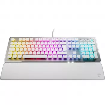 Teclado Turtle Beach Vulcan II Gaming USB Alemão branco