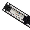 Patch panel RACK 24 portas, Cat.6 UTP