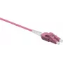 Helos LWL OM4 Cabo de patch Uniboot LC/LC Duplex 50/125 µm, LSZH 2,0 mm, 7,5 m, Erika Violet