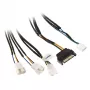 Cabo divisor PWM para ventoinhas Akasa Flexa FP3S (3 ventoinhas), entrançado, 30 cm